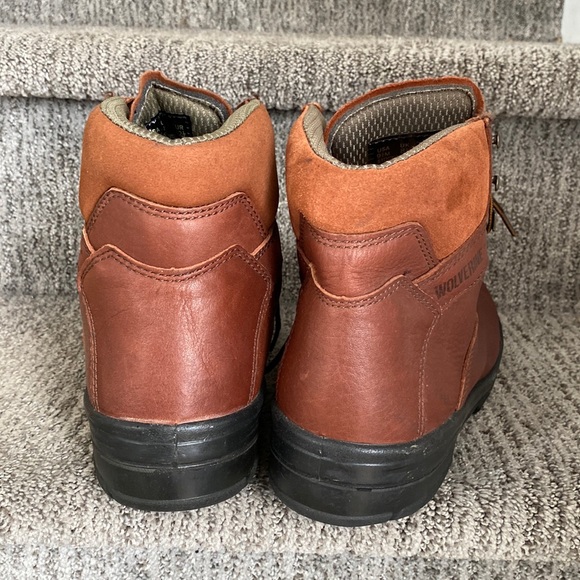 Wolverine durashocks direct attach leather work soft toe boots 9.5 main image 11